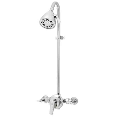 Speakman Exposed Shower, Manual, 2, Polished Chrome S-1495-1-AF